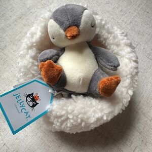 NWT Jellycat Hibernating Penguin Retired Plush Toy